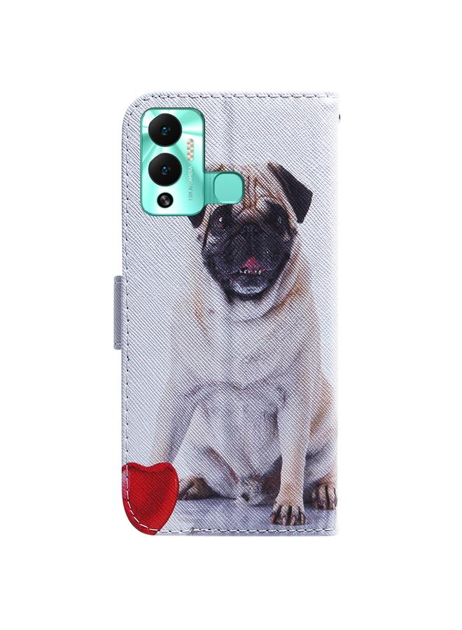 اس-توب جراب جلدي لهاتف Infinix Hot 12 Play برسومات ملونة - Image 3