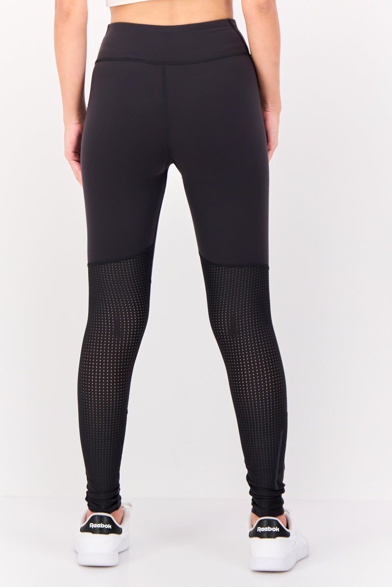 Reebok Women Sportswear Fit Training Leggings, Dark Grey - Image 3