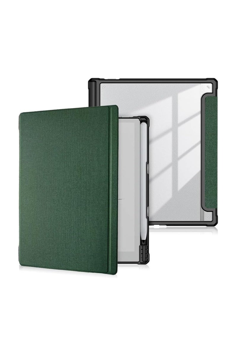 عام غطاء مغناطيسي متوافق مع جهاز Onyx Boox Note X3 Pro مقاس 10.3 بوصة (2024) - مزود بحافظة مدمجة للقلم، صدفة خلفية فائقة الرقة والصلابة، مع وظيفة النوم/الاستيقاظ التلقائي، مصمم خصيصًا لجهاز Boox Note X3