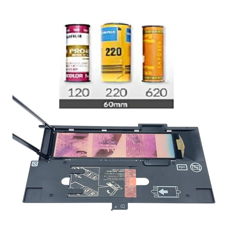 OKLILI 120 & 220 60mm Photo Scanning Holder Brownie Asp Film Holder Slide Negative Holder Compatible with Epson Perfection V500 V550 V600 - Image 3