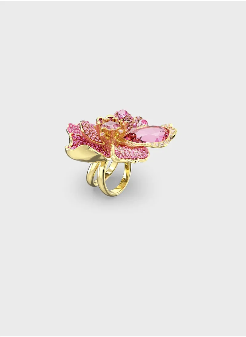 SWAROVSKI Florere Gold-Tone Plated Ring