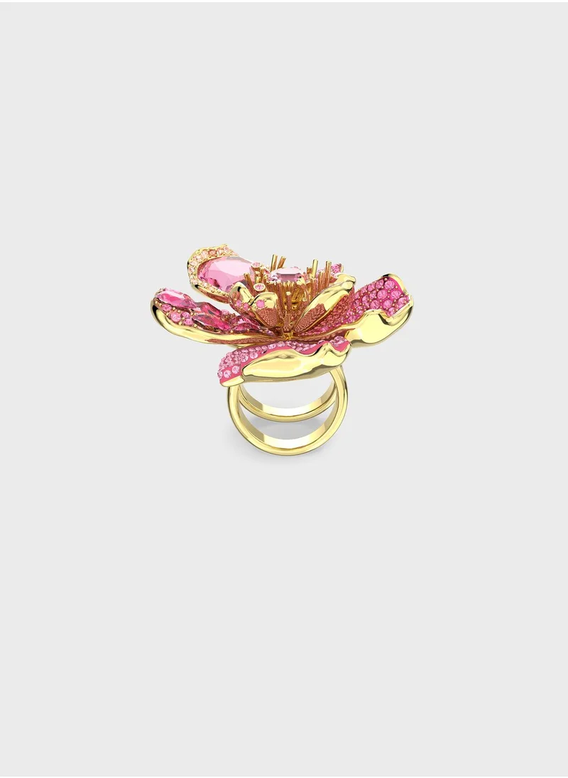 SWAROVSKI Florere Gold-Tone Plated Ring
