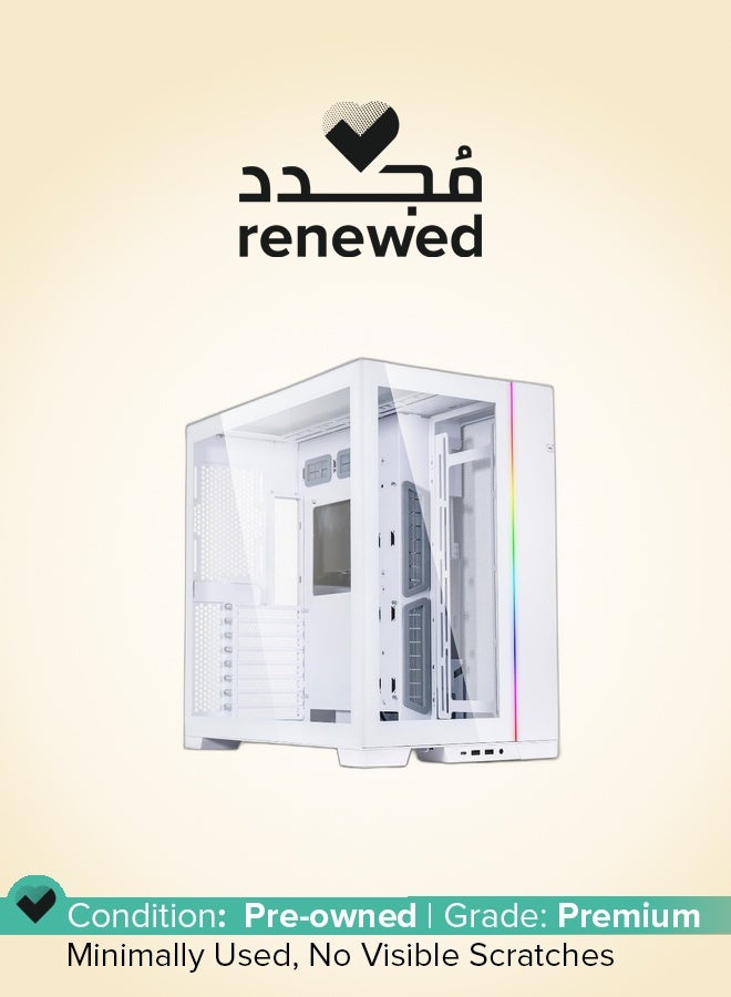 LIAN LI Renewed - LIAN LI O11 Dynamic EVO O11DEW White Aluminum / Steel / Tempered Glass ATX Mid Tower Computer Case - Image 1
