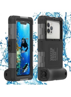 IP68 Waterproof Case for IPhone 16/Plus/Pro/Pro Max,Universal Diving Underwater Phone Case,Sealed Underwater Photography Protective Cover Suitable for Swimming & Snorkeling