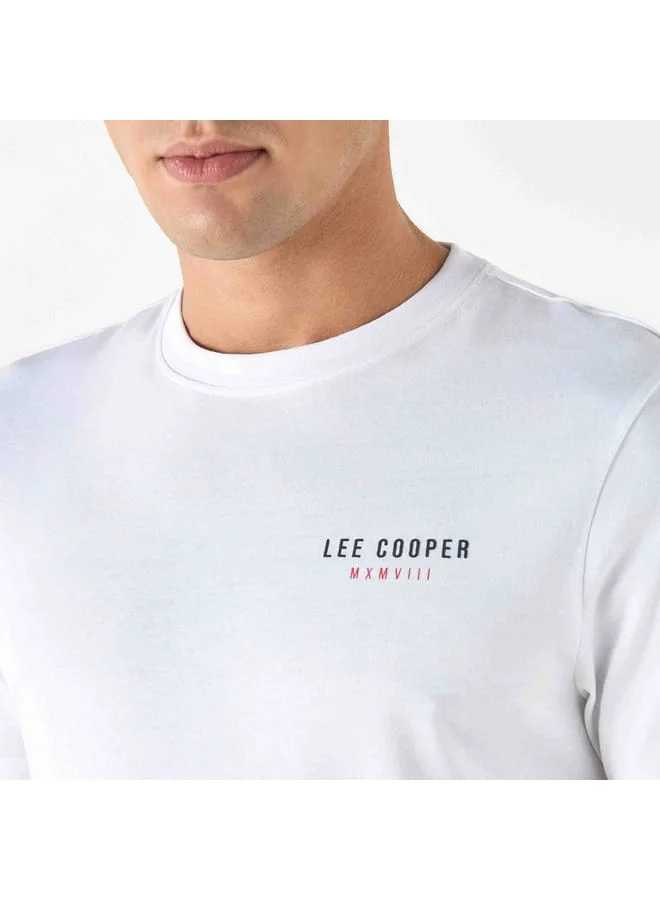 Lee Cooper Lee Cooper Logo Print T-shirt with Short Sleeves