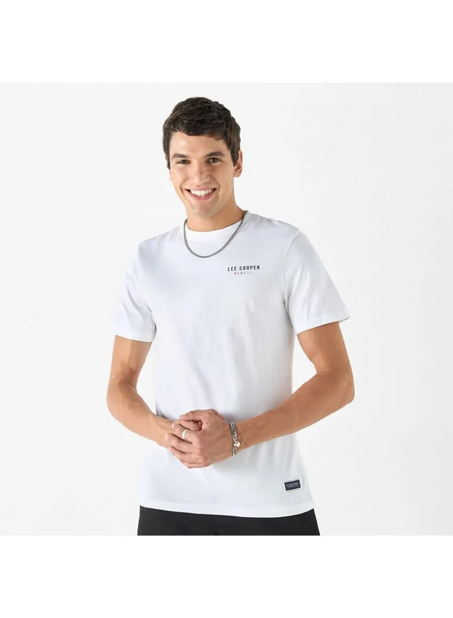 Lee Cooper Lee Cooper Logo Print T-shirt with Short Sleeves