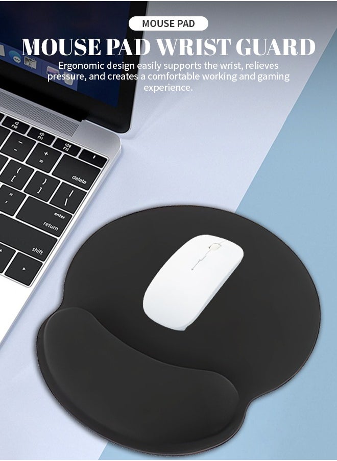 Generic - Mouse Pad With Wrist Pad Ergonomic Gaming Mouse Mat Small Size Soft Foldable Non-Slip Washable Relieve Wrist Pain Protect Wrist Suitable For Office Games - Image 1