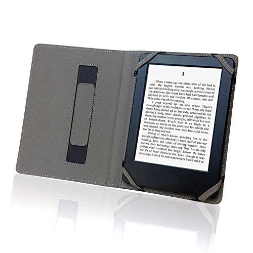 ENJOY-UNIQUE Natural Hemp Linen Cover Case for 7.8 inch eReader Onyx Ritmix Icarus kobo Pocketbook Boox ebook Reader Cover Case (Aegean Blue) - Image 2