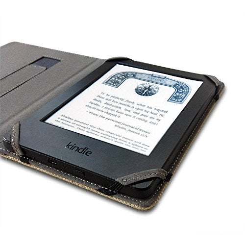 ENJOY-UNIQUE Natural Hemp Linen Cover Case for 7.8 inch eReader Onyx Ritmix Icarus kobo Pocketbook Boox ebook Reader Cover Case (Aegean Blue) - Image 3