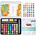 Casleevf Easter Basket Stuffers Watercolor Paint Water Color Painting Birthday Party Valentines Day Gifts Stocking Stuffers Travel Watercolors Palette Paint Adult Set Art Supplies 48 pcs - Image 3