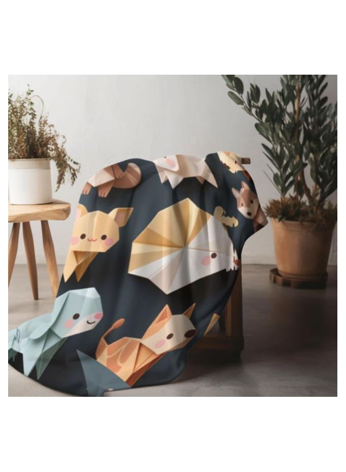 عام بطانية رقيقة من الفانيلا الكرتونية للأطفال أو الطلاب (دافئة ومريحة ومناسبة للنوم والألعاب) 100 سم * 150 سم - 337 - Image 4