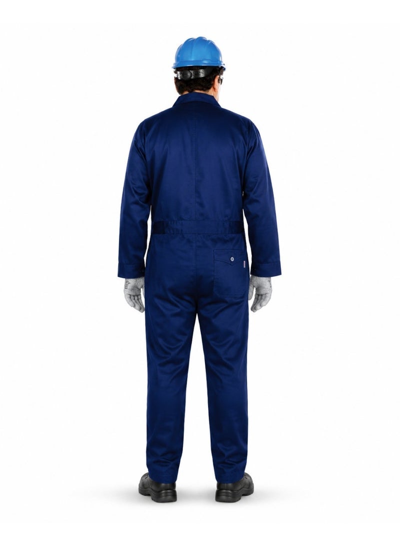 Vaultex Navy Blue Industrial Safety Overall for Construction, Engineering, Manufacturing, Maintenance & Workshop Use - Image 3
