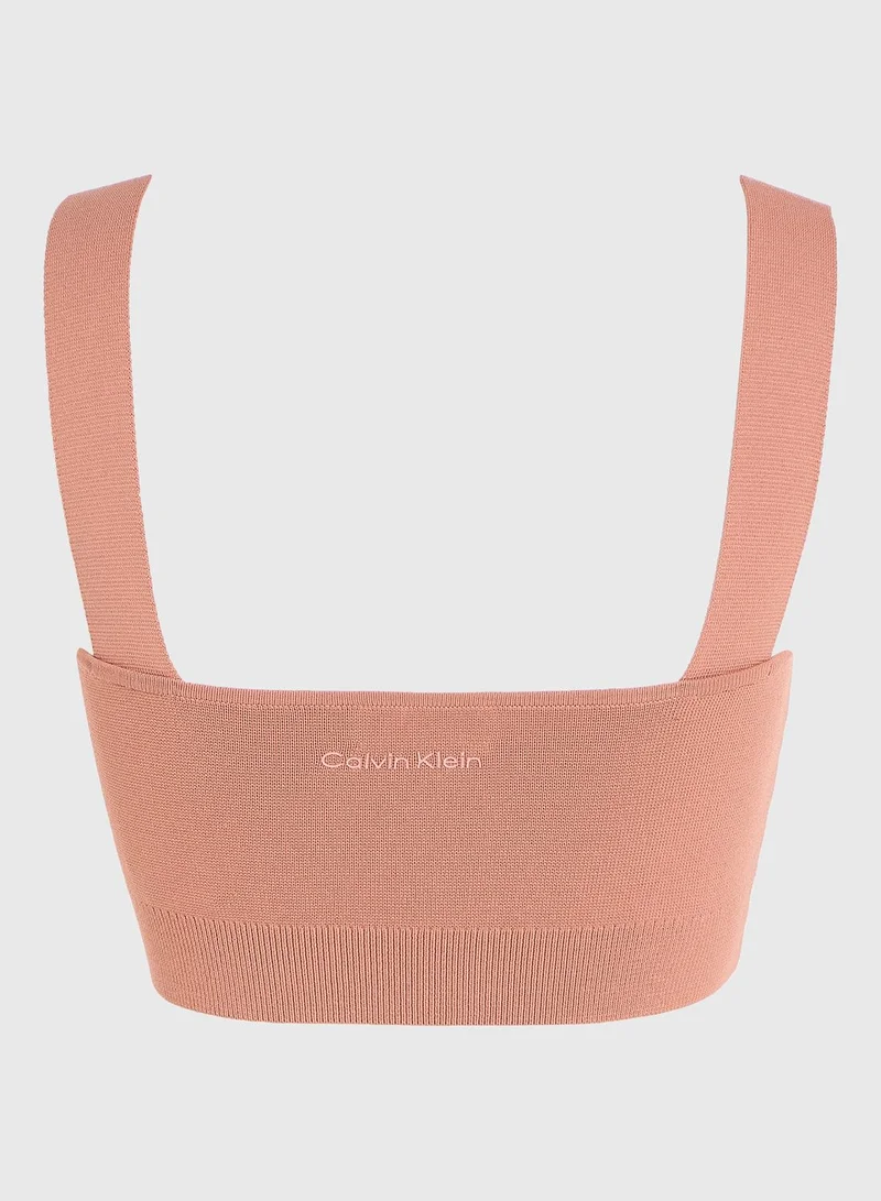 CALVIN KLEIN Strappy Knitted Top