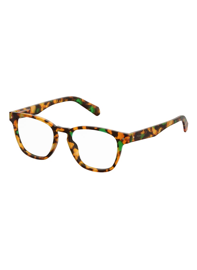 Polaroid Unisex Square Reading Glasses - Pld 0022/R Havana Honey 50 - Lens Size: 50 Mm  - Image 1