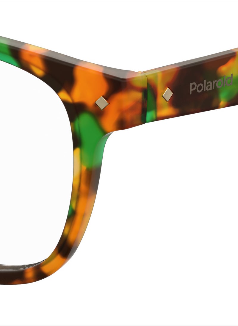 Polaroid Unisex Square Reading Glasses - Pld 0022/R Havana Honey 50 - Lens Size: 50 Mm  - Image 3