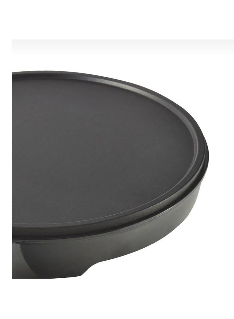 DOTS Crepe maker, 30 cm diameter, Adjustable temperature control, 1000W CPD-603, Black - Image 4