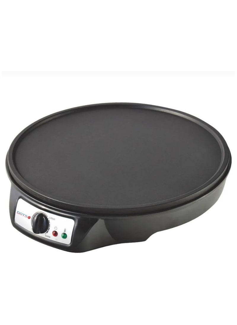 DOTS - Dots Crepe maker, 30 cm diameter, Adjustable temperature control, 1000W CPD-603, Black - Image 1