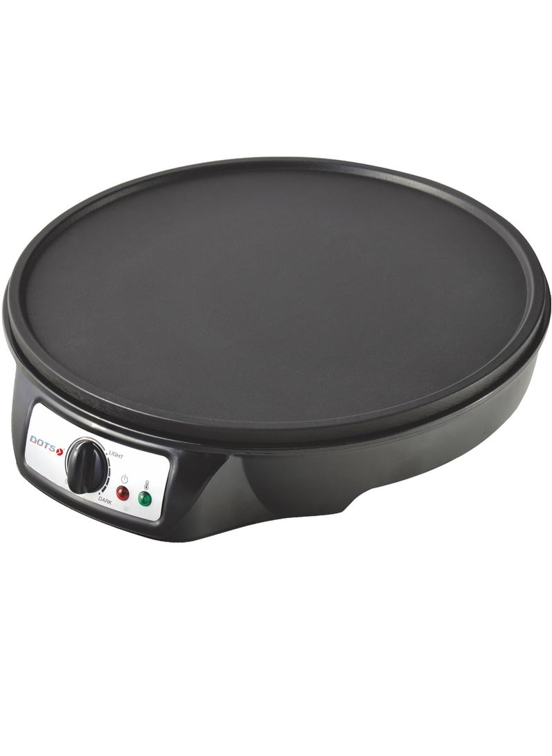 DOTS - Dots Crepe maker, 30 cm diameter, Adjustable temperature control, 1000W CPD-603, Black - Image 1