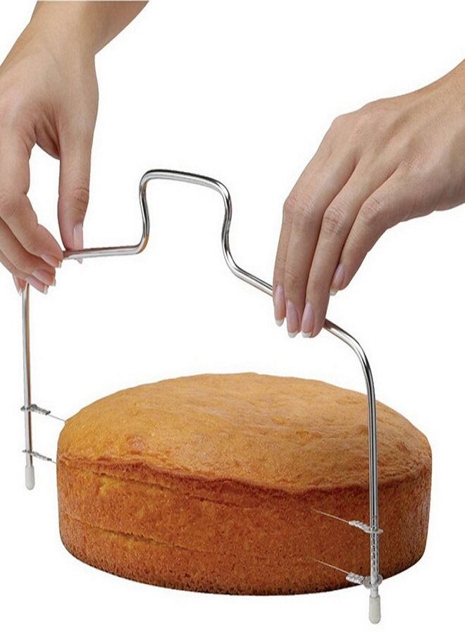 Double-Line Cake Slicer Silver - Image 2