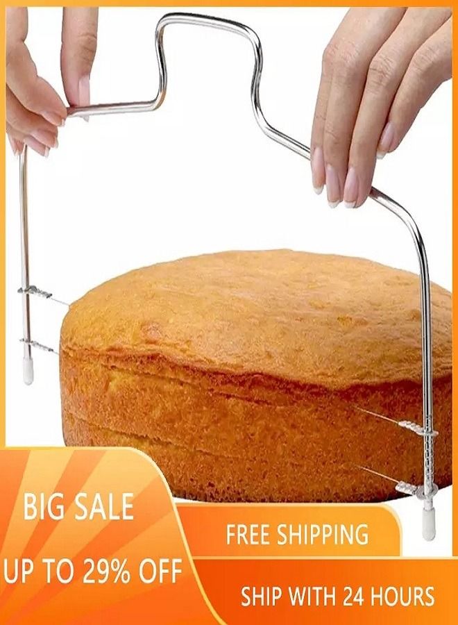 Double-Line Cake Slicer Silver - Image 5