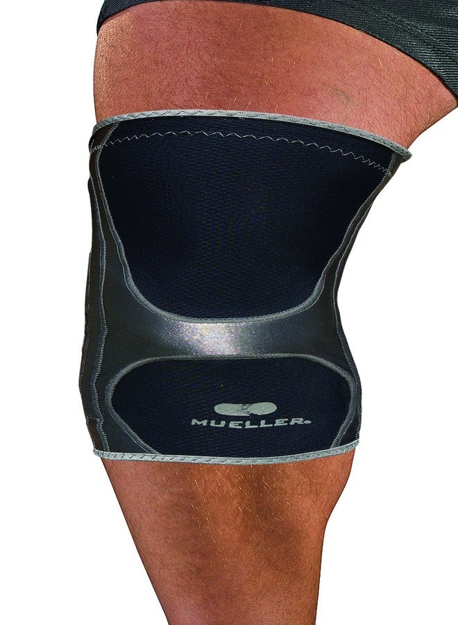 مولر دعامة الركبة MUELLER Sports Medicine Hg80، لتخفيف آلام الركبة للرجال والنساء، مثالية لالتهاب المفاصل والالتواءات، أسود، متوسط - Image 2