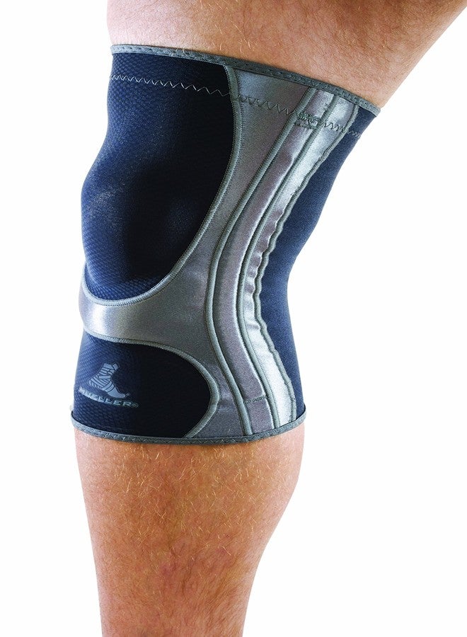 مولر دعامة الركبة MUELLER Sports Medicine Hg80، لتخفيف آلام الركبة للرجال والنساء، مثالية لالتهاب المفاصل والالتواءات، أسود، متوسط - Image 3