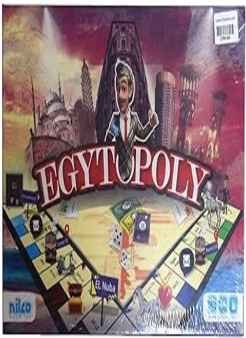 Nilco Egyptopoly Monopoly Egyptian Version Hilux Board Game (Purple)