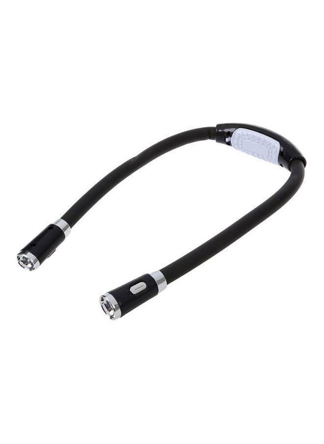 NIBEMINENT Neck Hanging Reading Light Lamp Black 25x10x5centimeter 