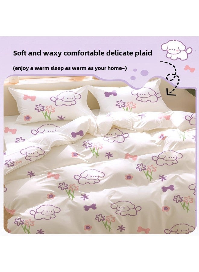 Buddy High Disposable Bed Sheet Quilt Cover Pillowcase Travel Hotel Four-piece Set Bedding Thickened Dirty Portable-Color:Disposable Compressed Socks For Men - White - Image 3