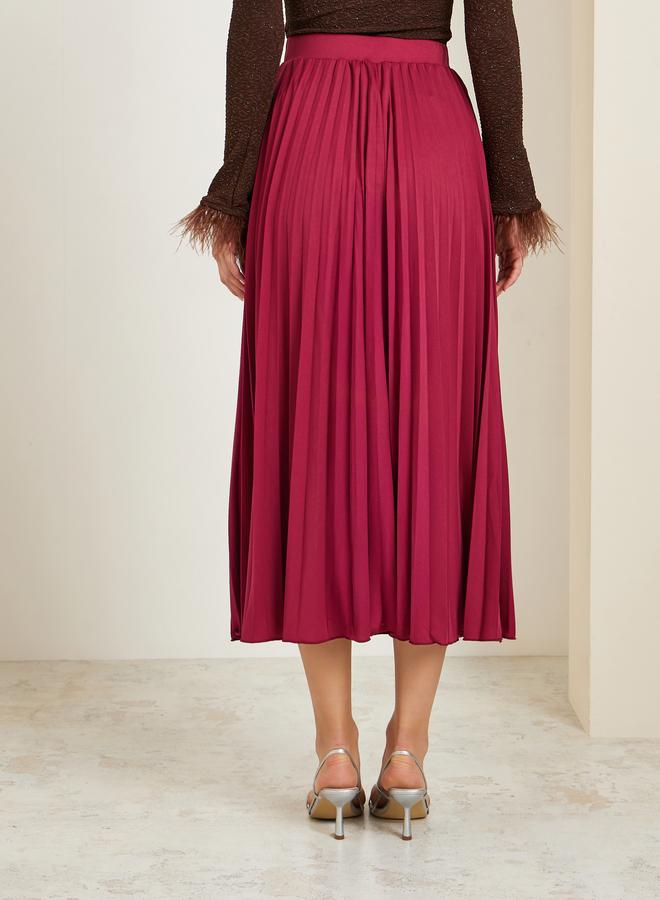 ستايلي تنورة ميدي بكسرات - Image 4