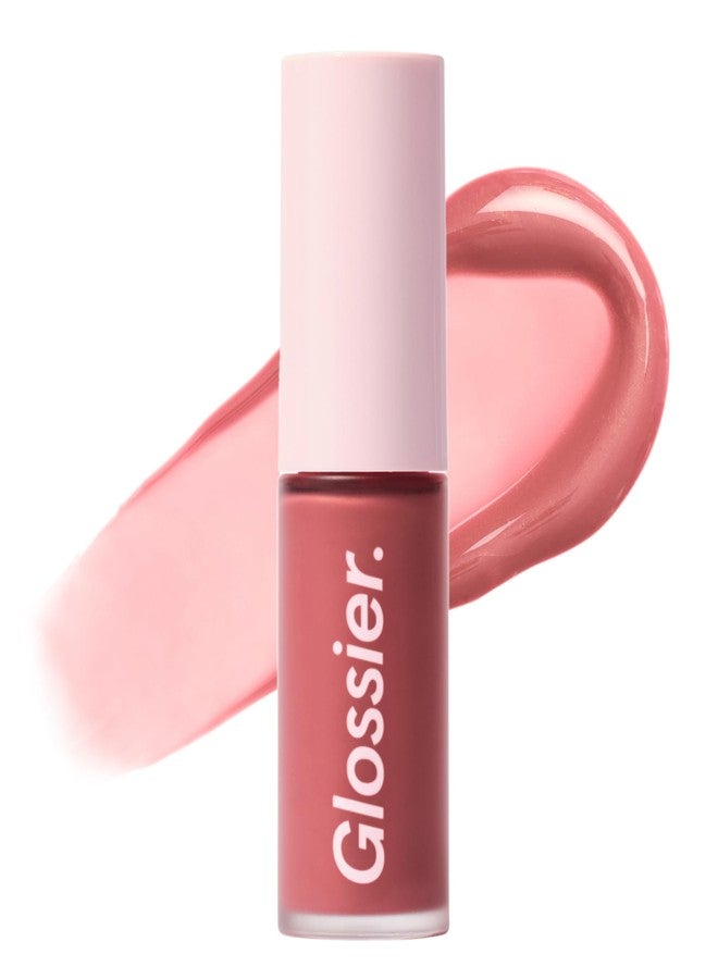 Glossier Lip Glaze Cooling Lip Oil, Creamy Warm Rose - Image 1
