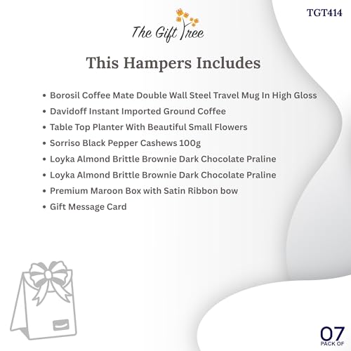 The Gift Tree Premium Gourment Gifts Hamper | Coffee & Dry Fruits Hamper | Gift for Christmas, Birthday, Family, Men & Women - Image 4