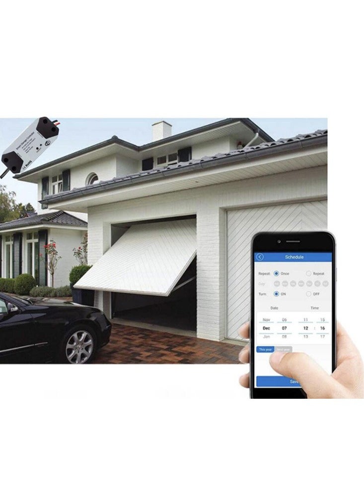 Meiyilan - Wi-Fi Smart Garage Door Opener Controller, Smart Life/Tuya APP Remote Monitor Your Garage Door Anywhere Anytime, Compatible with Alexa Google Home Yandex No hub Required - Image 1
