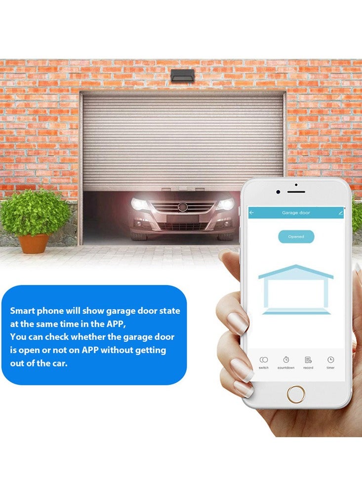 Meiyilan - Wi-Fi Smart Garage Door Opener Controller, Smart Life/Tuya APP Remote Monitor Your Garage Door Anywhere Anytime, Compatible with Alexa Google Home Yandex No hub Required - Image 1