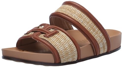 Sam Edelman Women's Rowan Slide Sandal Dark Natural/Rich Cognac 8 Medium - Image 1