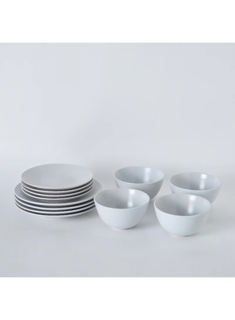 Home Box Elegenza Swirl 12-Piece Dinner Set 27.5 x 27.5 x 2 cm