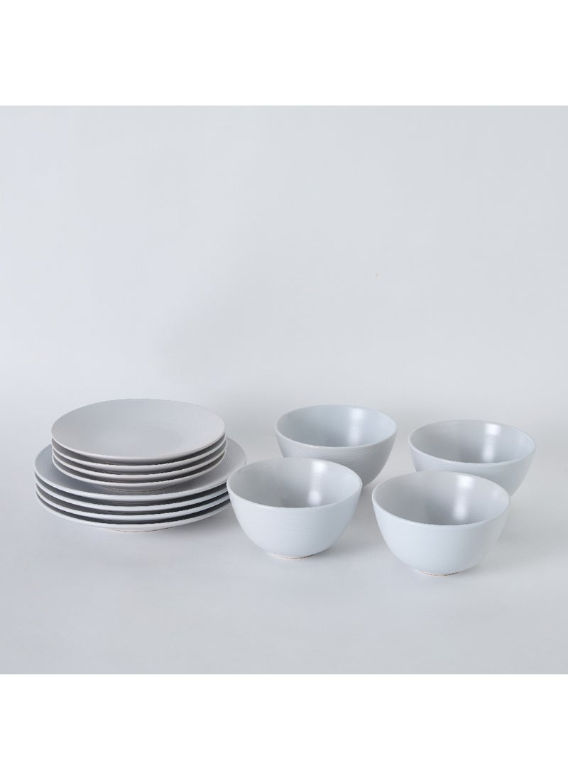 Elegenza Swirl 12-Piece Dinner Set 27.5 x 27.5 x 2 cm