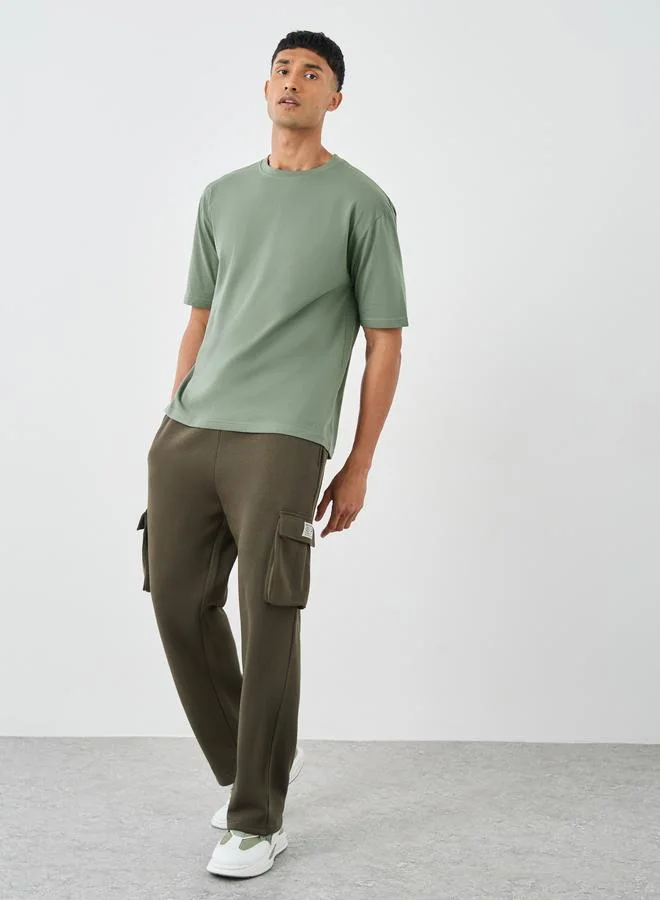 Styli Styli Graphic Print Crew Neck Oversized T-Shirt