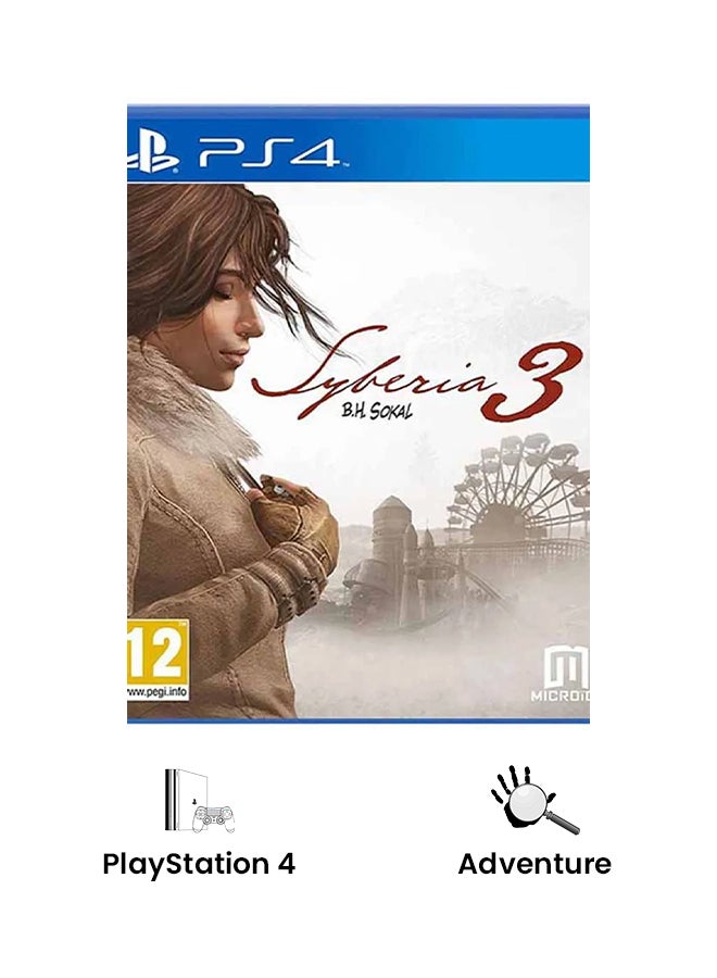 ميكرودس لعبة الفيديو "Syberia 3" (إصدار عالمي) - مغامرة - playstation_4_ps4 - Image 2