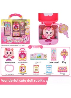 Generic Wonderful Cute Fourth Season Talking Lucky Mermaid Love Warm Cute Magic Key Generation-Color:603201 Doll Rubik's Cube-cute Love  - Image 1