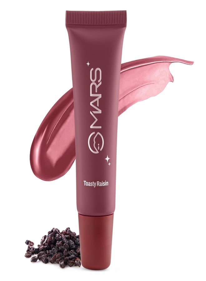 MARS Lippy Top Hydrating Lip Gel (10ml) (06-TOASTY RAISIN) | Nourished With Vitamin-E & Shea Butter | Long Lasting Hydration | Glossy Finish | Easy to Apply - Image 1