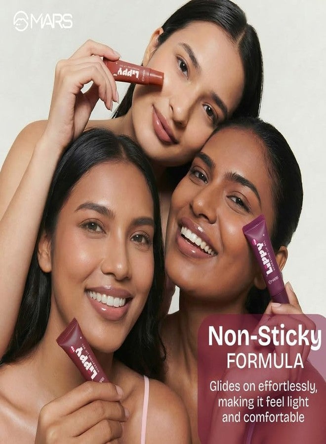 MARS Lippy Top Hydrating Lip Gel (10ml) (06-TOASTY RAISIN) | Nourished With Vitamin-E & Shea Butter | Long Lasting Hydration | Glossy Finish | Easy to Apply - Image 3