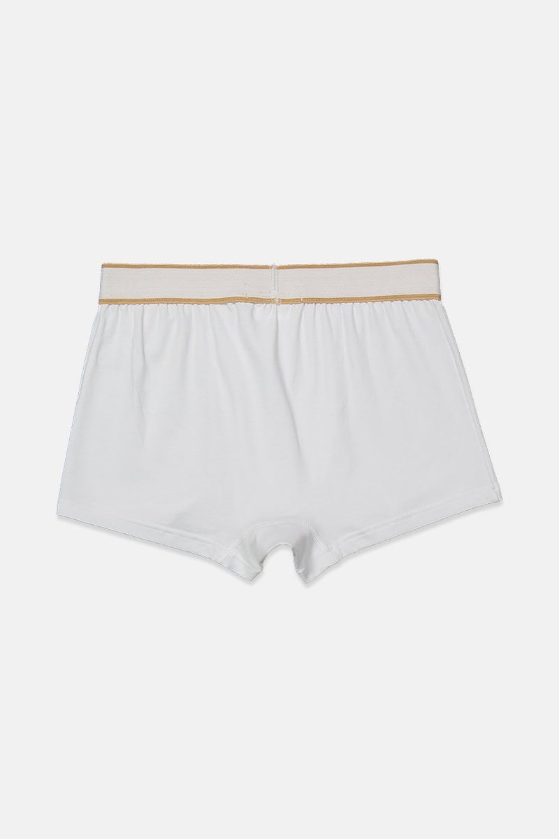 Cesare Paciotti Men 1 Piece Printed Underwear, White and Brown - Image 2