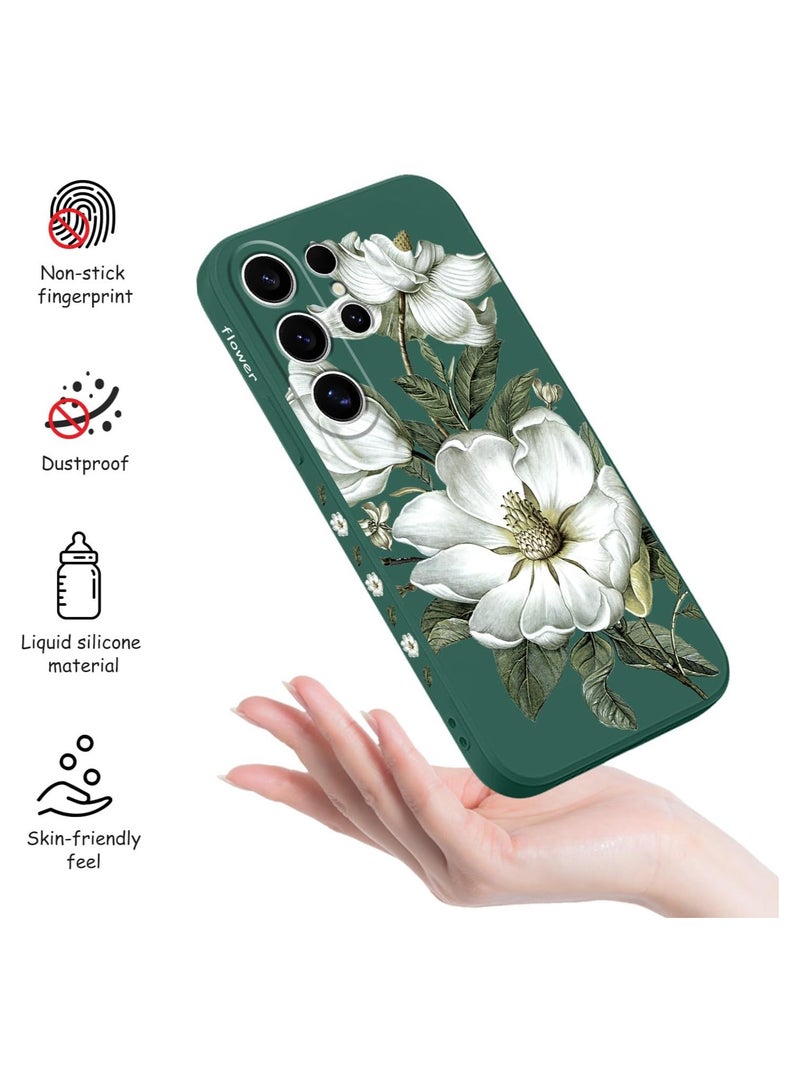 for Samsung Galaxy S25 Ultra Case, Creative Patterns Slim Non Slip Lightweight Phone Cover for Galaxy S25 Ultra 6.9 inch, Cotton Green - Image 5