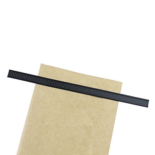 AwePackage Peel-and-Stick Tin Tie - Black, 7 inch (100) - Image 4