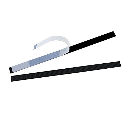 AwePackage Peel-and-Stick Tin Tie - Black, 7 inch (100) - Image 1