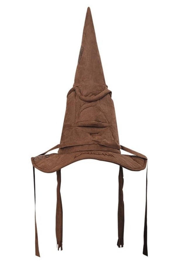 GGEROU Witch Hat Patch Ribbon Cotton Cosplay Dress up Stage Props Headdress Costume Accessories Party Festival - Image 1