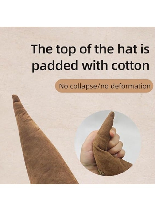 GGEROU Witch Hat Patch Ribbon Cotton Cosplay Dress up Stage Props Headdress Costume Accessories Party Festival - Image 5