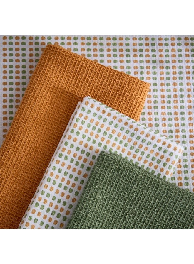 Payton Culina 3-Piece Waffle Kitchen Towel Set 40 X 60 Cm