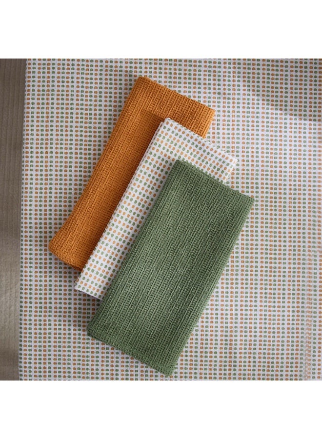 Payton Culina 3-Piece Waffle Kitchen Towel Set 40 X 60 Cm
